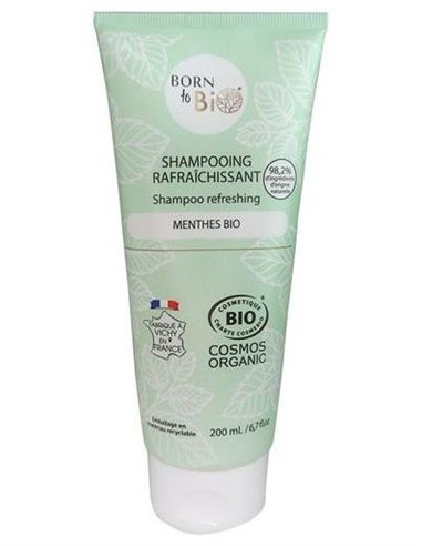 Champu Refrescante Cabello Graso 200Ml. Bio de Born To Bio