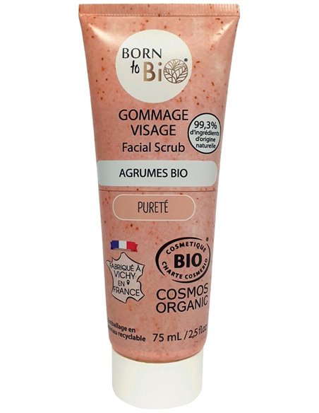 Exfoliante Facial Piel Grasa 75Ml. Bio de Born To Bio