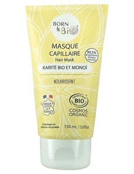 Mascarilla Capilar Karite Y Monoi 150Ml. Bio de Born To Bio