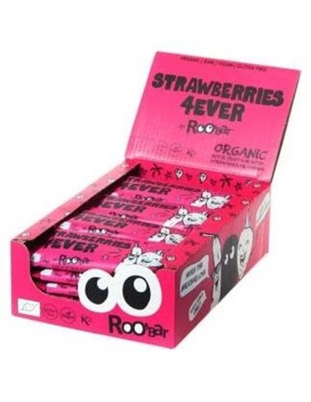 Barritas Strawberry 4 Ever Bio 30Gr. de Roo´Bar