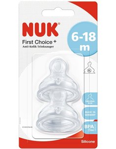 Tetina Fc+ 2Xl Silicona 2Ud. de Nuk