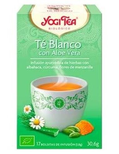 Yogi Tea Té Blanco Con Aloe Vera 17 X 1,8 G de Yogi Tea