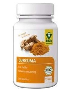 Curcuma bio, 300 comprimidos, RF de Raab Vitalfood