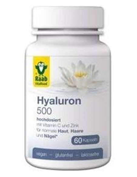 Hyaluron 500Mg 60Cap. Sg Vegan de Raab Vitalfood