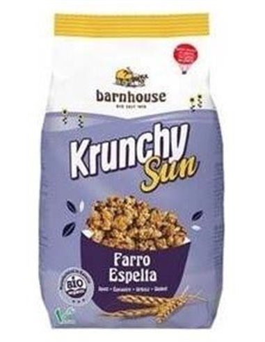 Muesli Krunchy Sun Trigo Espelta 375 Gr Bio de Barnhouse