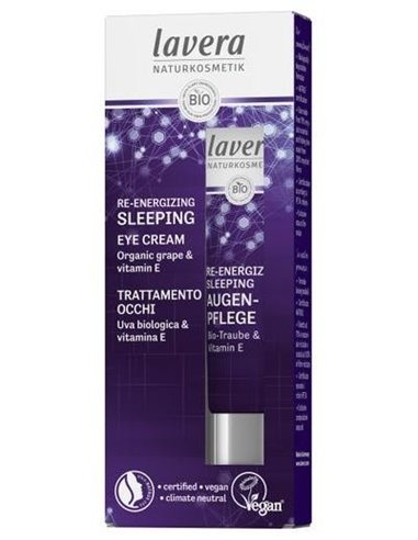 Sleeping Contorno Ojos Reparador Uva-Vitamina E 15 de Lavera