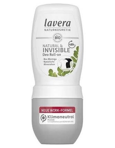 Desodorante Roll-On 48H Invisible & Natural 50Ml. de Lavera