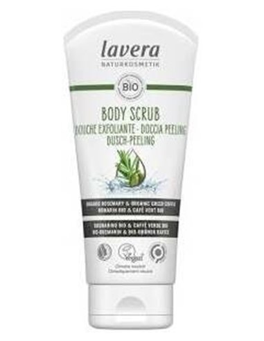 Exfoliante Corporal Romero-Cafe Verde 200Ml. Bio de Lavera