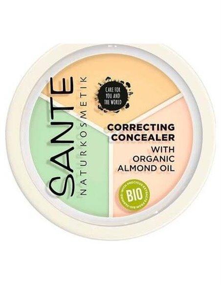 Corrector Polvo-Crema 3 Tonos 6Gr. de Sante Naturkosmetik