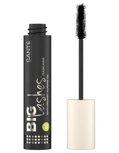Mascara De Pestañas Big Lashes 01 Black 10Ml. de Sante Naturkosmetik