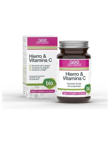 Hierro + Vitamina C Bio de Gse Organic Supplements