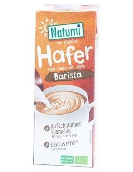 Bebida Vegetal De Avena Soja Barista 1Lt Bio de Natumi