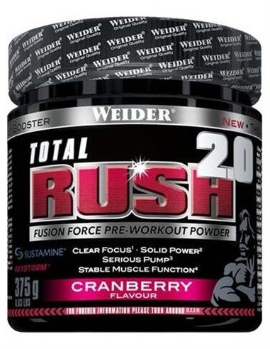 Weider Total Rush 2.0 Cranberry 375Gr. de Weider