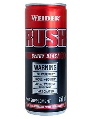 Weider Rush Bebida Berryblast 250Mlx24Uds. de Weider