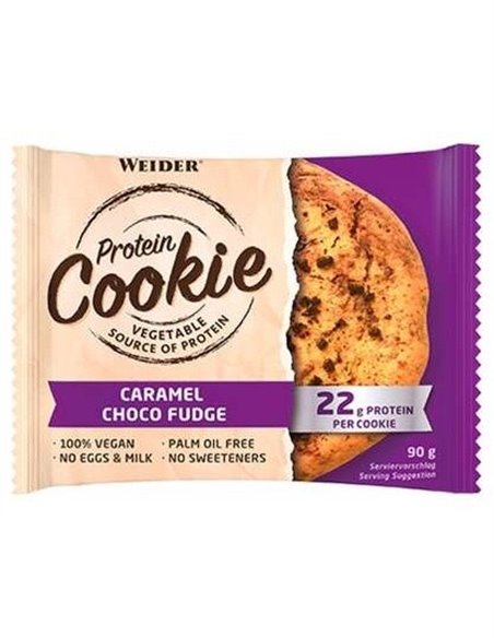 Weider Protein Cookie Caramel Choco Fudge 90Grx12Uds. de Weider