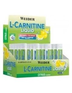 Weider L-Carnitina Sabor Limon 20Amp. de Weider