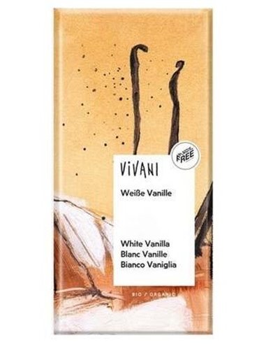 Chocolate Blanco Con Vainilla Bourbon 80Gr. Bio de Vivani