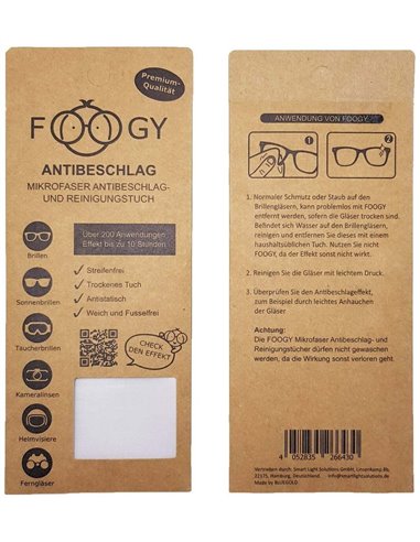 Foogy Gamuza Limpiadora Anti-Vaho 1Ud.** de Foogy