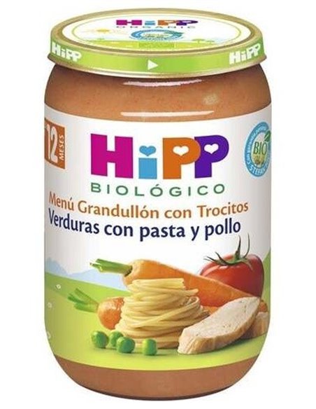 Potito Verduras Con Pasta Y Pollo 220Gr. Bio de Hipp