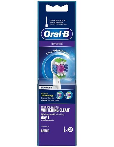 Oral-B Recambio Cepillo Elec 3D White 2 Un de Oral-B