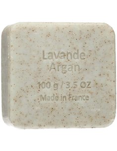 Jabon Exfoliante Argan-Lavanda Pastilla 100Gr. Bio de Savon Du Midi