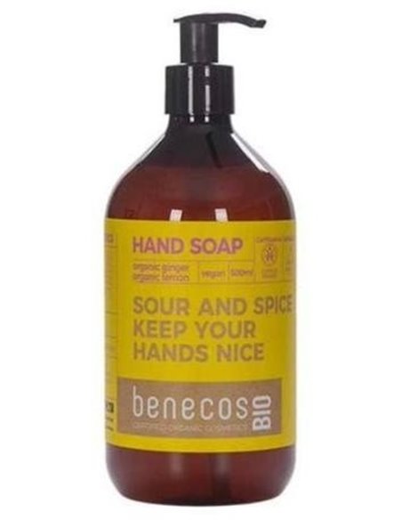 Jabon De Manos Jengibre Y Limon 500Ml. Bio Vegano de Benecos