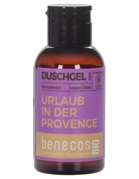 Gel De Baño Lavanda Mini Viaje 50Ml. Bio Vegano de Benecos