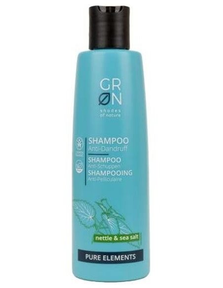 Champú Anti-Caspa Sensibles Ortiga y Sal Marina,250ml pure Elements de Grn