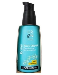 Crema Facial Pieles Sensibles Chlorella y Sal Marina,50ml Pure Elements de Grn