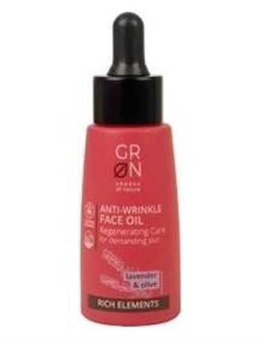 Aceite Facial Regenerador Anti-Arrugas Lavanda y Olia, 30ml Rich Element de Grn