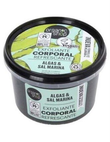 Exfoliante Corporal Refrescante Algas 250Ml. de Organic Shop