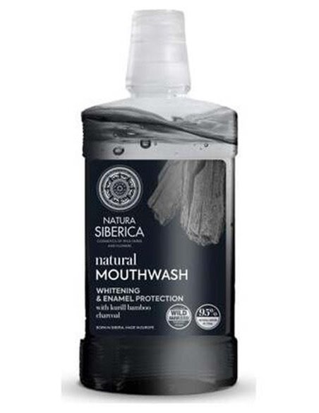 Enjuague Bucal Natural Carbon De Bambu 520Ml. de Natura Siberica