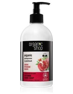 Jabon De Manos Vitaminas Granada-Patchouli 500Ml. de Organic Shop