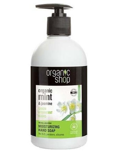 Jabon De Manos Hidratante Jazmin-Menta 500Ml. de Organic Shop