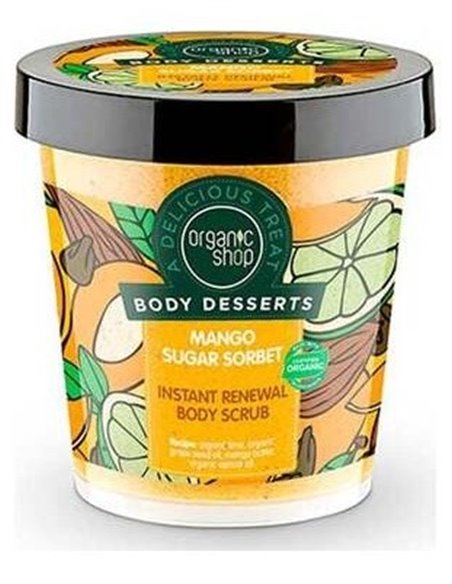 Exfoliante Corp Renov. Sorbete Azucar Mango 450Ml. de Organic Shop