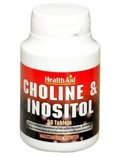 Colina/Inositol 250 Mg/250 Mg 60 Comp de Health Aid