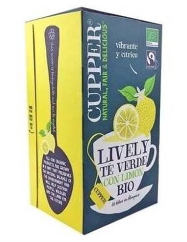 Te Verde Con Limon Infusion 20Bolsitas. Bio de Cupper