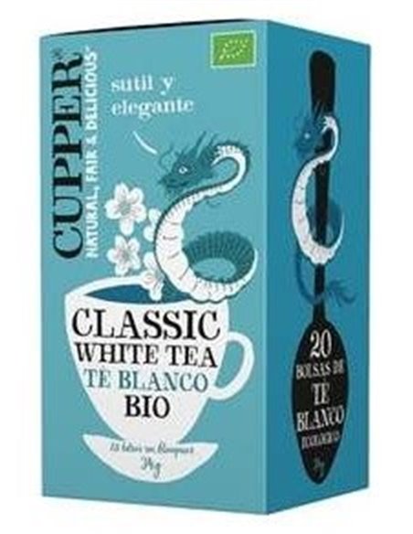 Te Blanco Infusion 20Bolsitas. Bio de Cupper