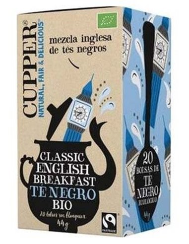 Te Negro English Breakfast Infusion 20Bolsitas Bio de Cupper