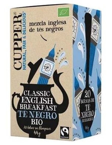 Te Negro English Breakfast Infusion 20Bolsitas Bio de Cupper