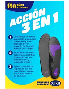 Scholl Plantilla Fascitis Plantar T/S 37-39,5 2 Un de Scholl