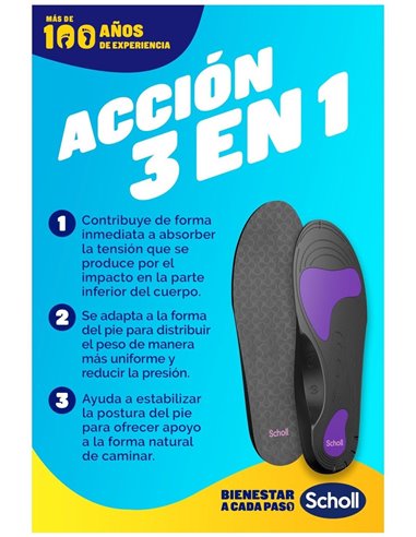 Scholl Plantilla Fascitis Plantar T/S 37-39,5 2 Un de Scholl