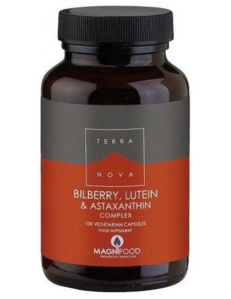 Mirtilo, Luteína Y Astaxantina Complex 100 Vcáps de Terranova