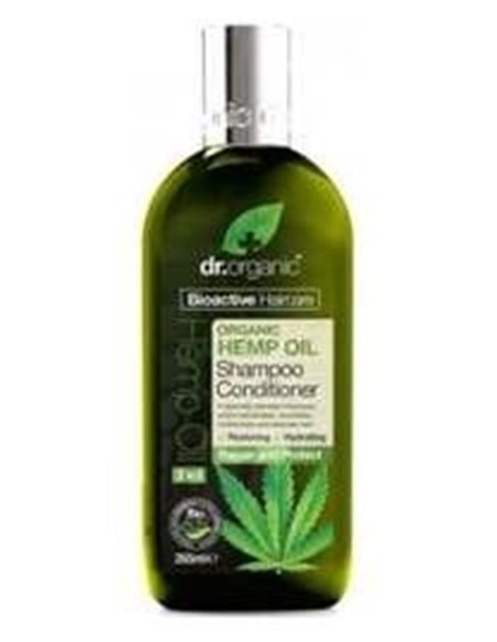 Champu Y Acondicionador Aceite Cañamo 265Ml. de Dr. Organic