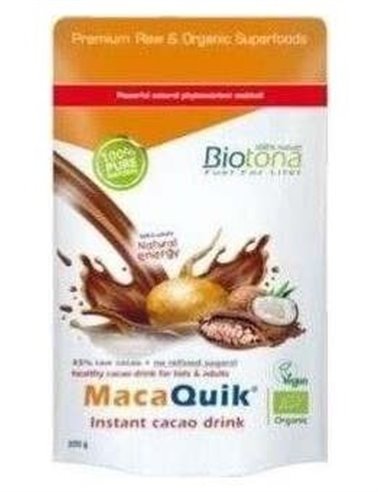 Macaquik Instant Cacao Drink 200Gr. Bio de Biotona