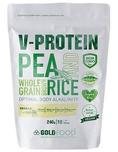 V-Protein Vainilla 240Gr. de Gold Nutrition