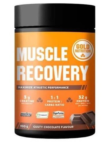 Muscle Recovery Chocolate 900Gr. de Gold Nutrition