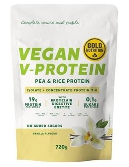 V-Protein Vainilla 720Gr. de Gold Nutrition