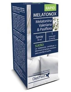 Melatonox Rapid  Bucodispersables 30 Comprimidos De Dietmed