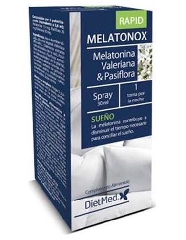 Melatonox Rapid 30Comp Bucodispersables. de Dietmed